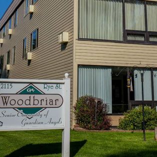 Woodbriar Senior Living Facility Sign